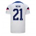 Günstige Vereinigte Staaten Timothy Weah #21 Heim Fussballtrikot WM 2022 Kurzarm